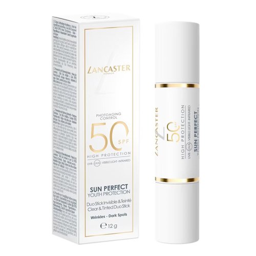 Sun Perfect - Duo Stick Solaire Invisible & Teinté SPF50 LANCASTER 